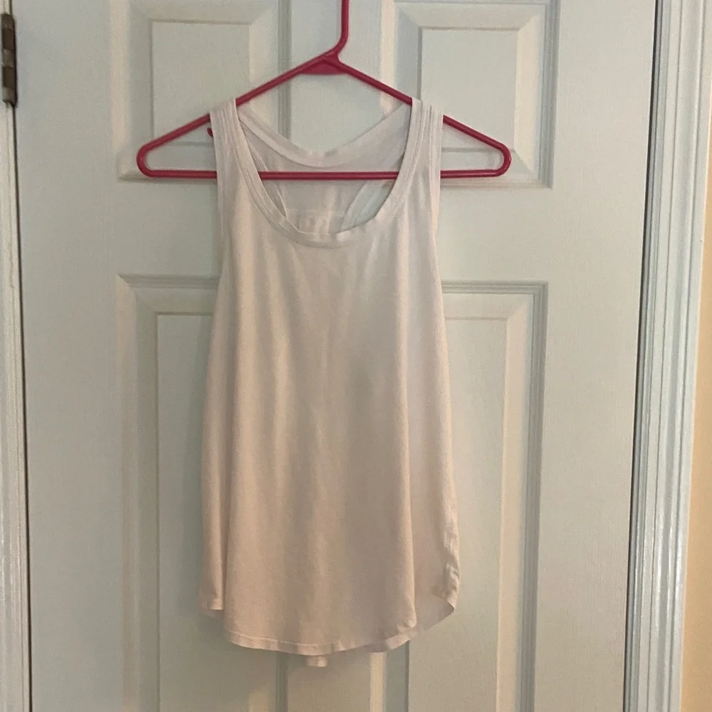 Lululemon Women's White Tank Top - Picture 1 of 8